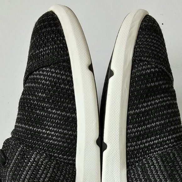 TOMS Women's Del Rey Sneakers Shoes Black/Gray Size 8.5 Lace Up - Picture 2 of 8